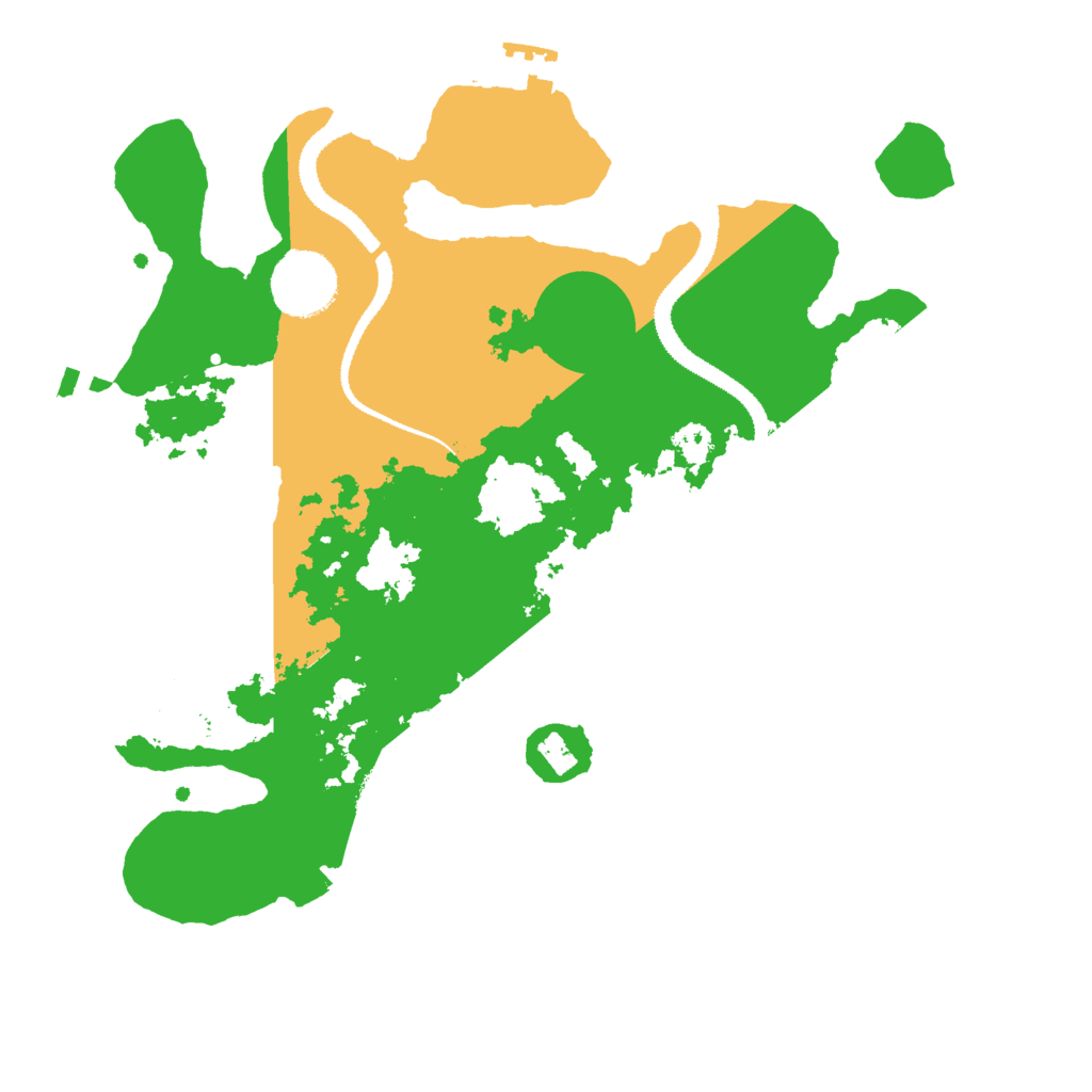 Biome Rust Map: Procedural Map, Size: 3000, Seed: 132233093