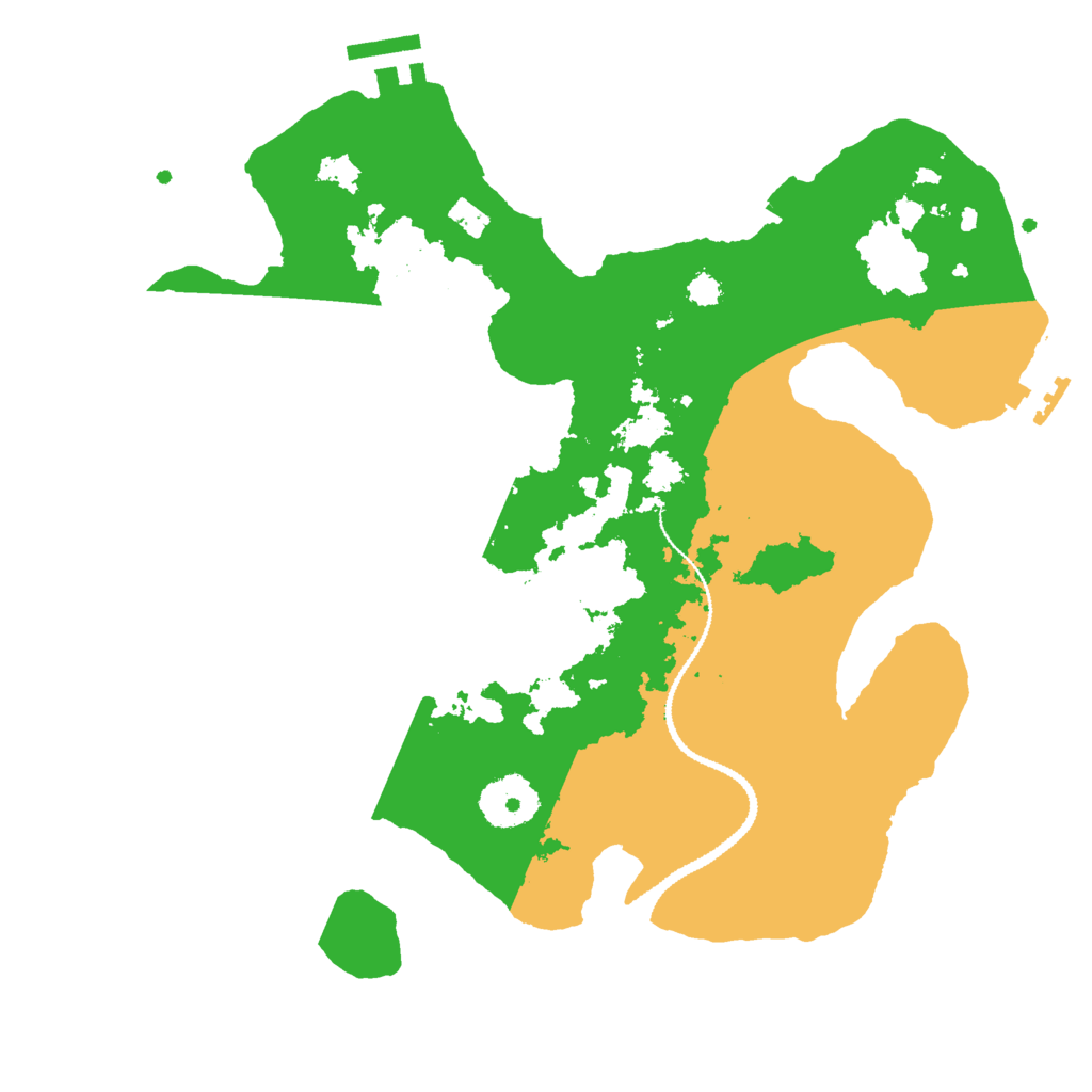 Biome Rust Map: Procedural Map, Size: 3000, Seed: 180343817