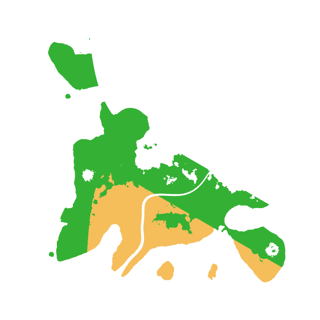 Biome Rust Map: Procedural Map, Size: 2500, Seed: 1456990871