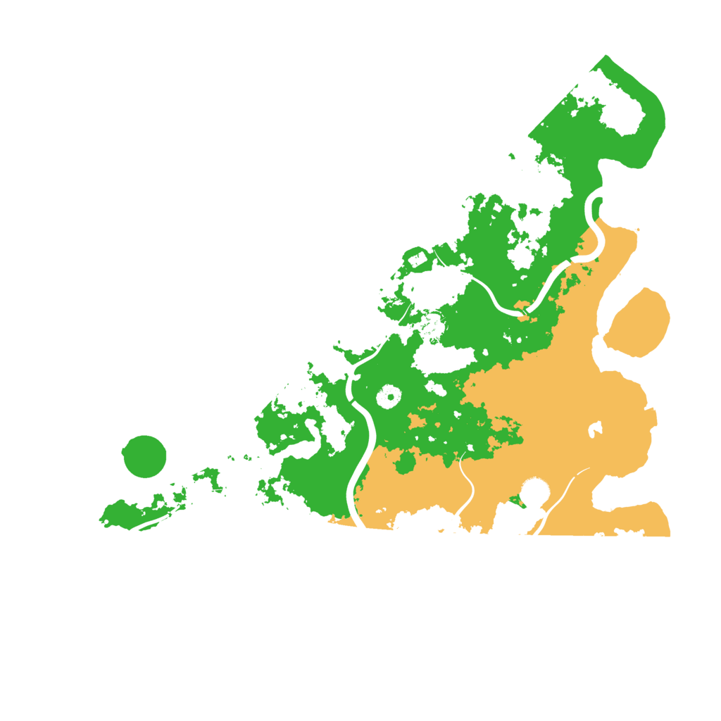 Biome Rust Map: Procedural Map, Size: 4500, Seed: 1841340475