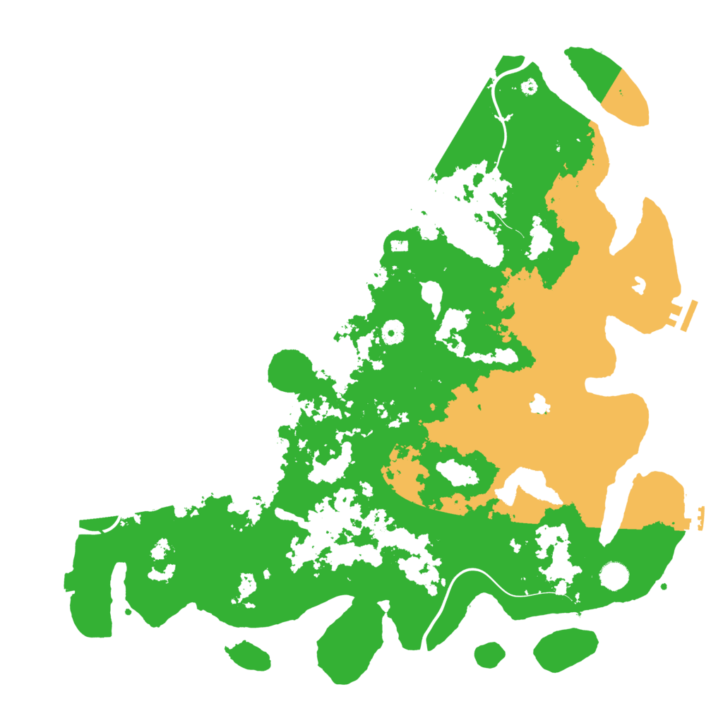 Biome Rust Map: Procedural Map, Size: 4500, Seed: 489206660