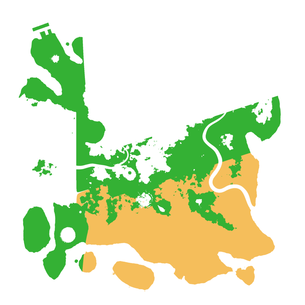 Biome Rust Map: Procedural Map, Size: 3600, Seed: 1699596321