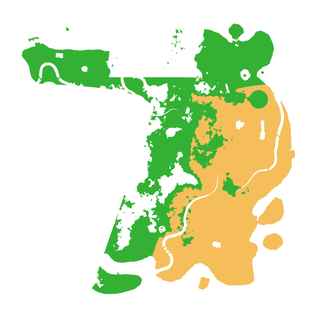 Biome Rust Map: Procedural Map, Size: 4500, Seed: 1445412899