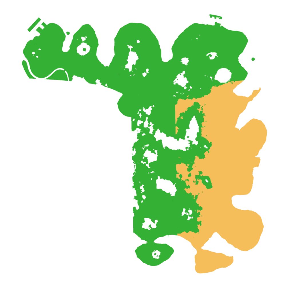 Biome Rust Map: Procedural Map, Size: 3500, Seed: 686700466