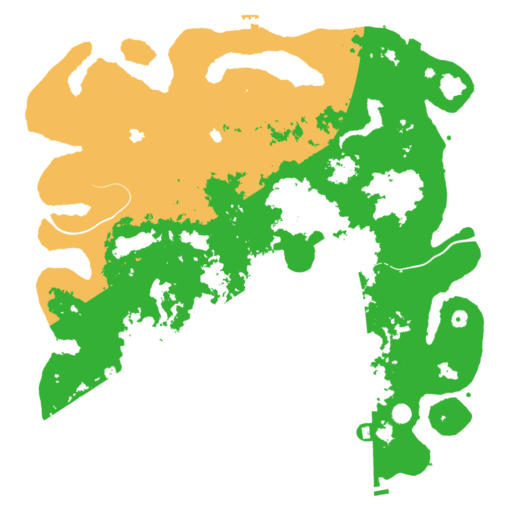 Biome Rust Map: Procedural Map, Size: 4500, Seed: 712416831