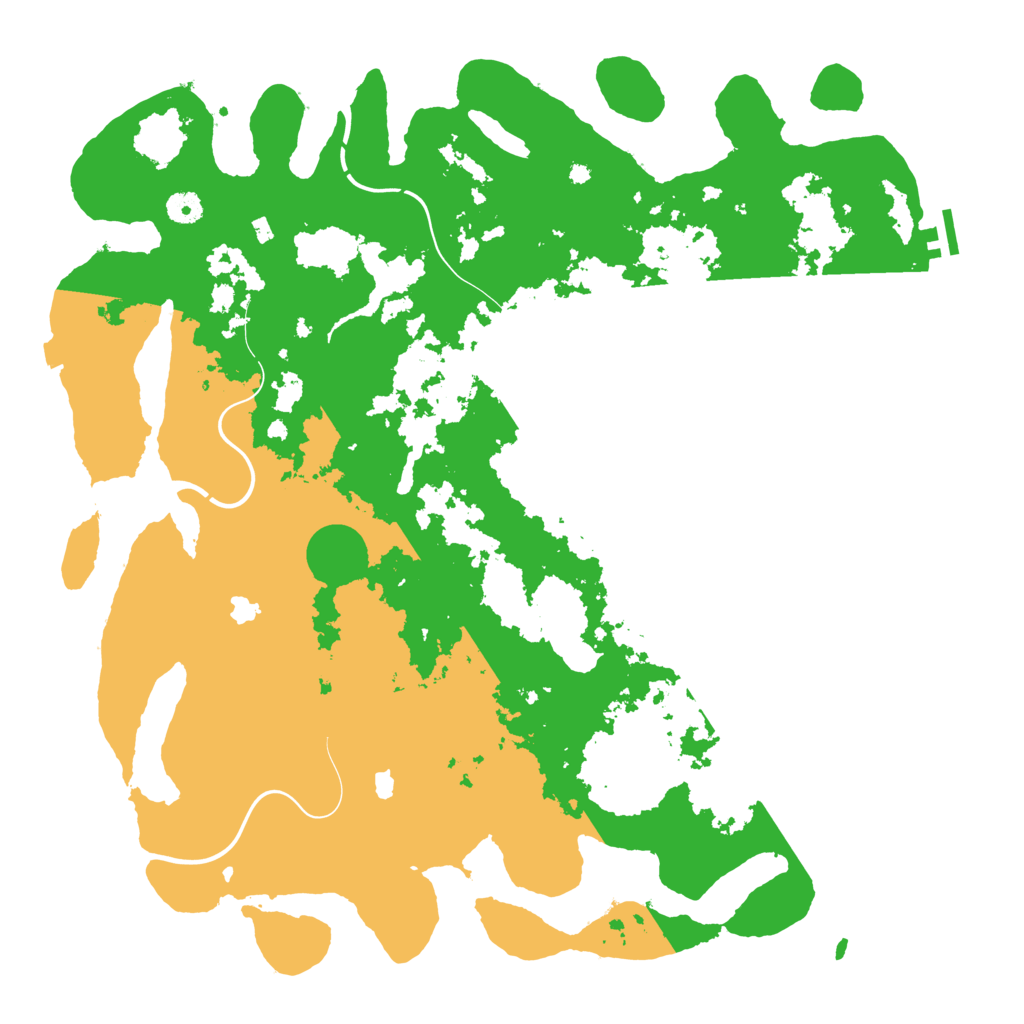 Biome Rust Map: Procedural Map, Size: 4500, Seed: 1725661699