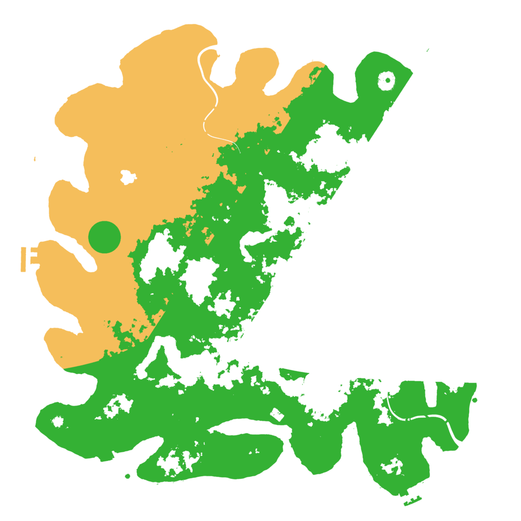 Biome Rust Map: Procedural Map, Size: 4250, Seed: 1219056290
