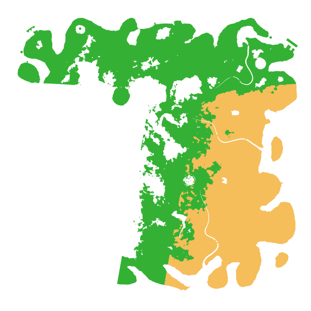 Biome Rust Map: Procedural Map, Size: 5000, Seed: 41777954