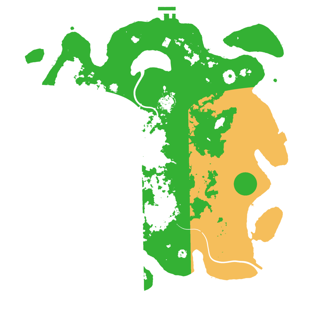 Biome Rust Map: Procedural Map, Size: 3600, Seed: 1781453675