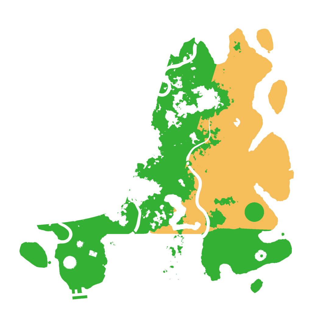 Biome Rust Map: Procedural Map, Size: 4250, Seed: 934779286