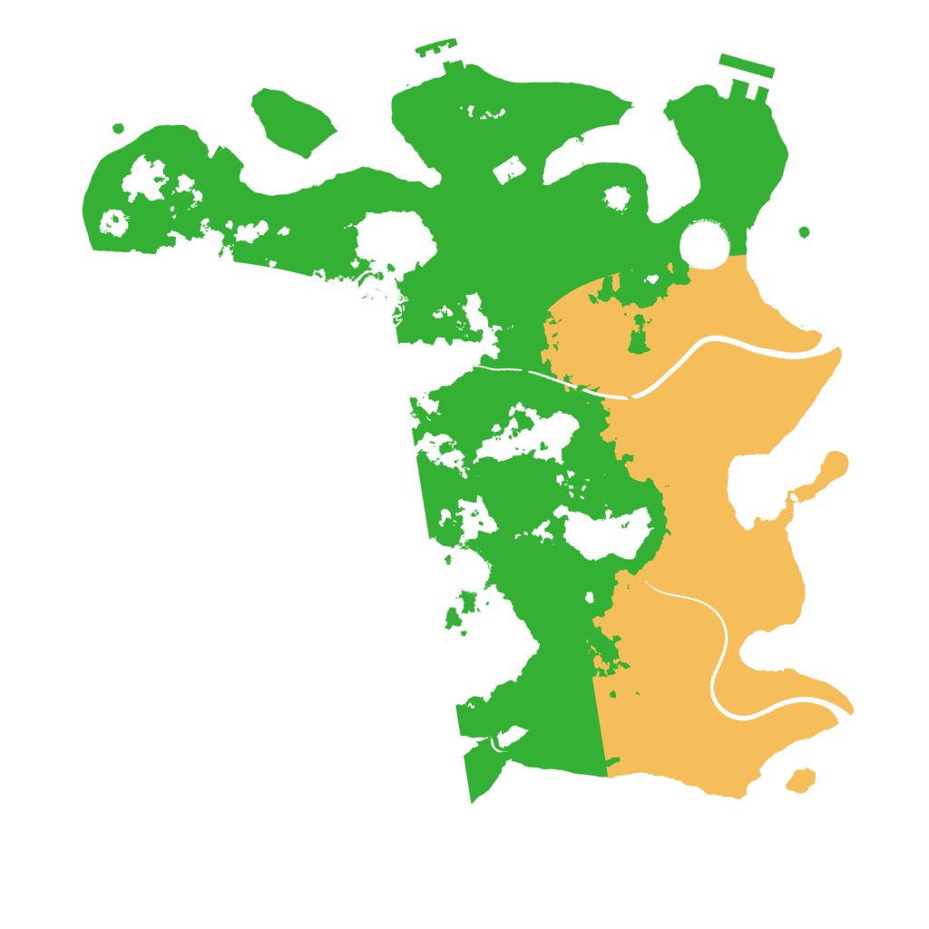 Biome Rust Map: Procedural Map, Size: 3369, Seed: 1576471049