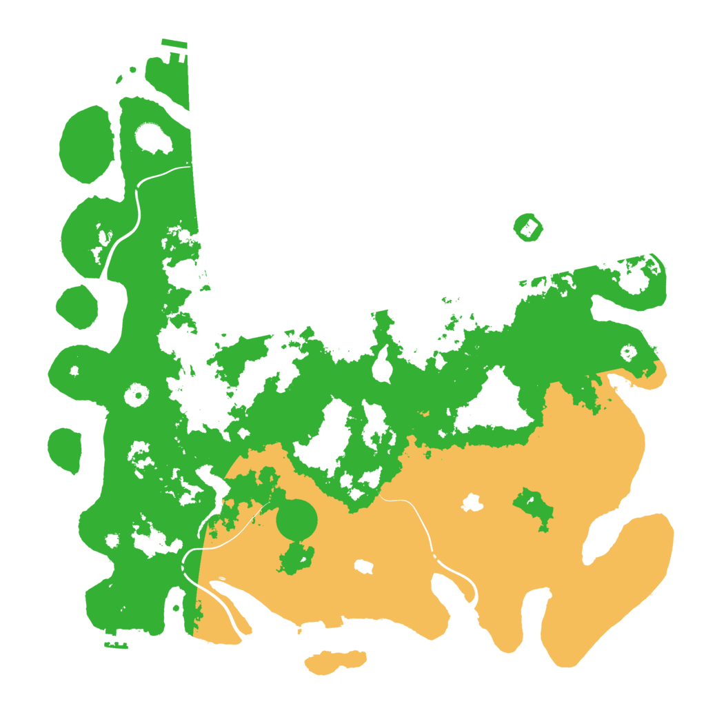Biome Rust Map: Procedural Map, Size: 4500, Seed: 910211619