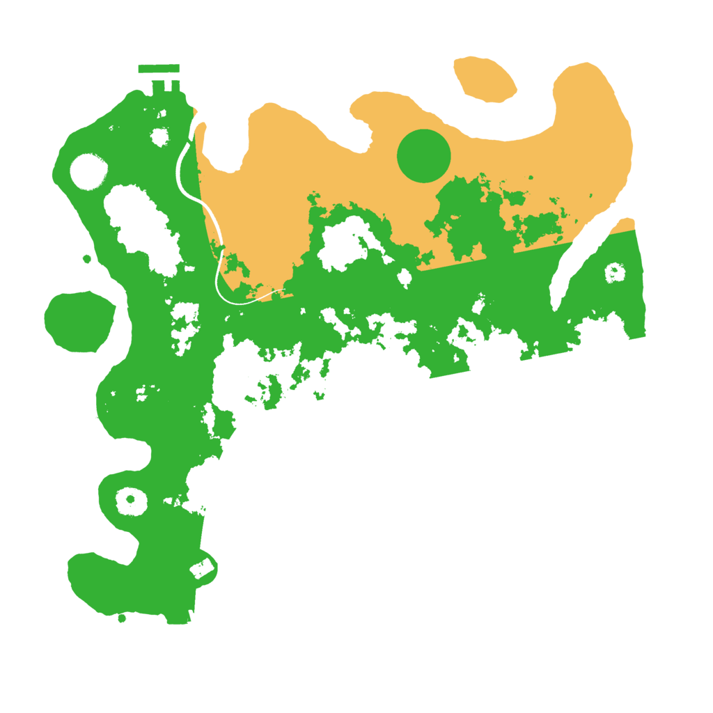 Biome Rust Map: Procedural Map, Size: 3500, Seed: 113770417