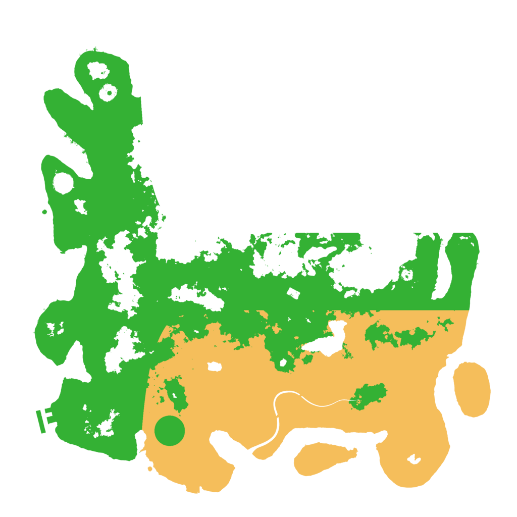 Biome Rust Map: Procedural Map, Size: 4500, Seed: 1753487887