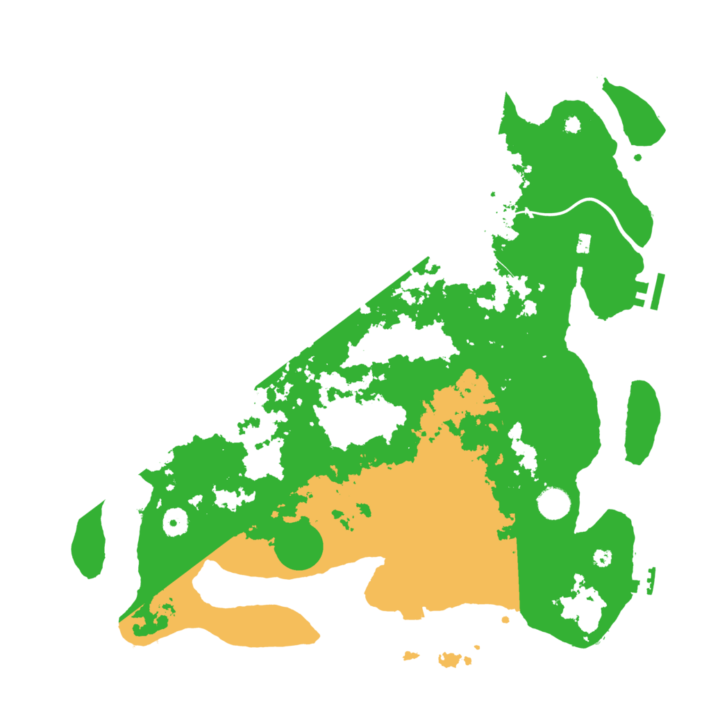 Biome Rust Map: Procedural Map, Size: 3900, Seed: 230158