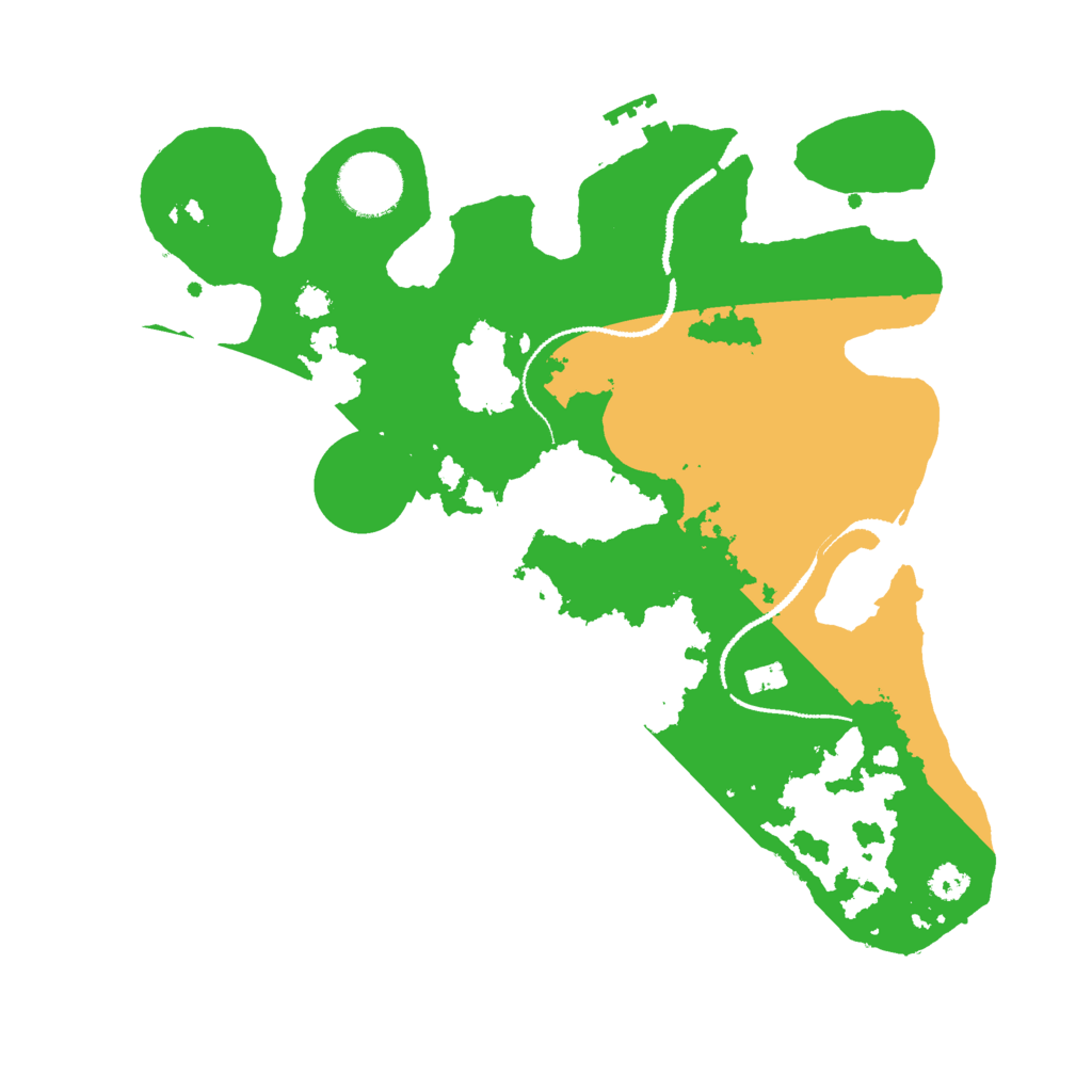Biome Rust Map: Procedural Map, Size: 3000, Seed: 1857817437