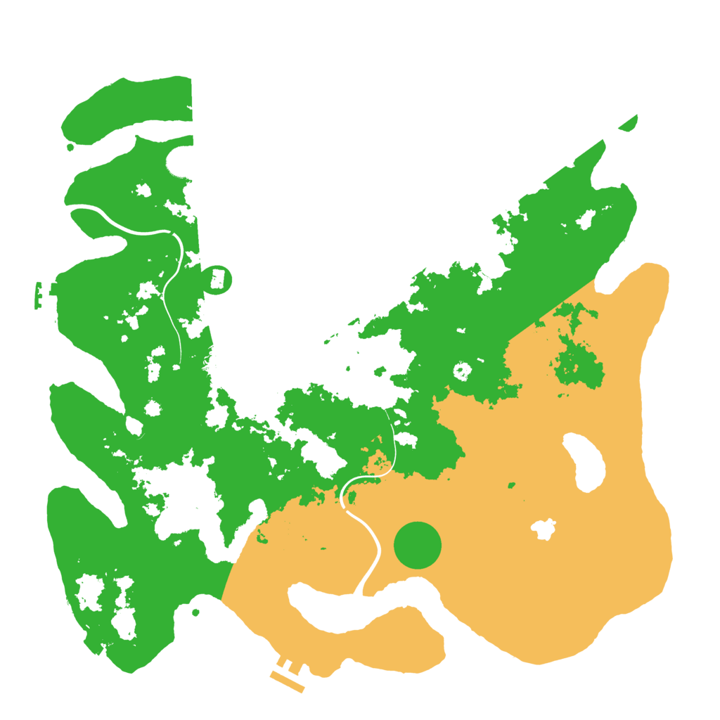 Biome Rust Map: Procedural Map, Size: 4000, Seed: 1849247949