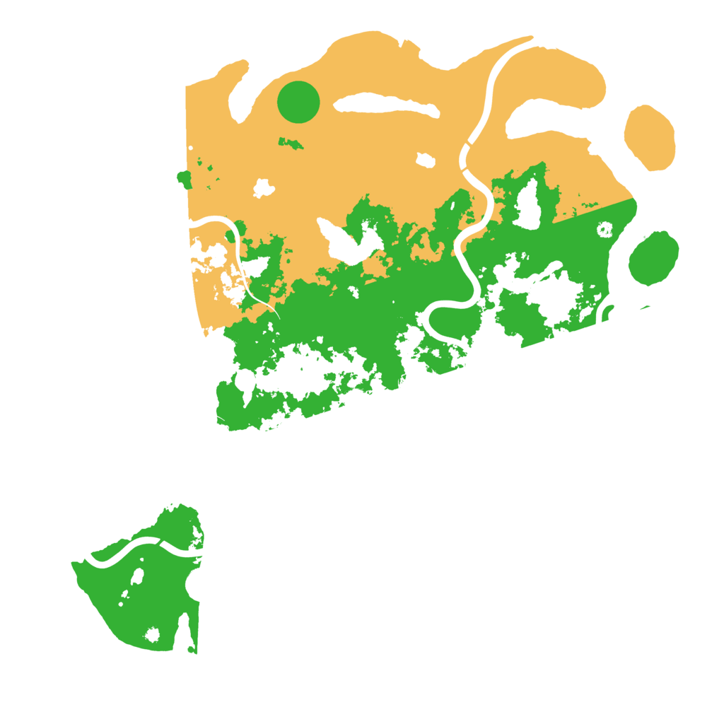 Biome Rust Map: Procedural Map, Size: 4500, Seed: 549626521