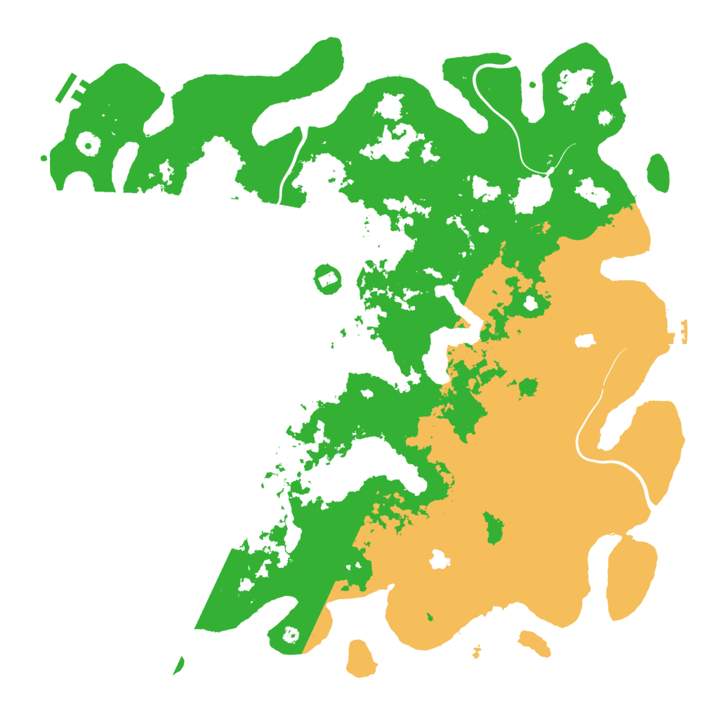Biome Rust Map: Procedural Map, Size: 4500, Seed: 1703302646