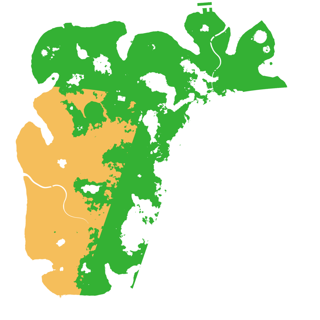 Biome Rust Map: Procedural Map, Size: 4500, Seed: 962554223