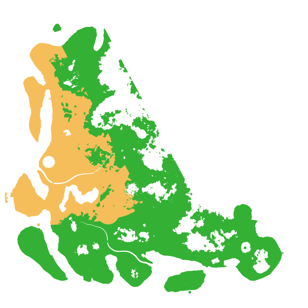 Biome Rust Map: Procedural Map, Size: 4500, Seed: 1529992494
