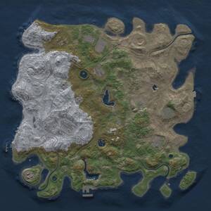 Thumbnail Rust Map: Procedural Map, Size: 4250, Seed: 1212806967, 17 Monuments