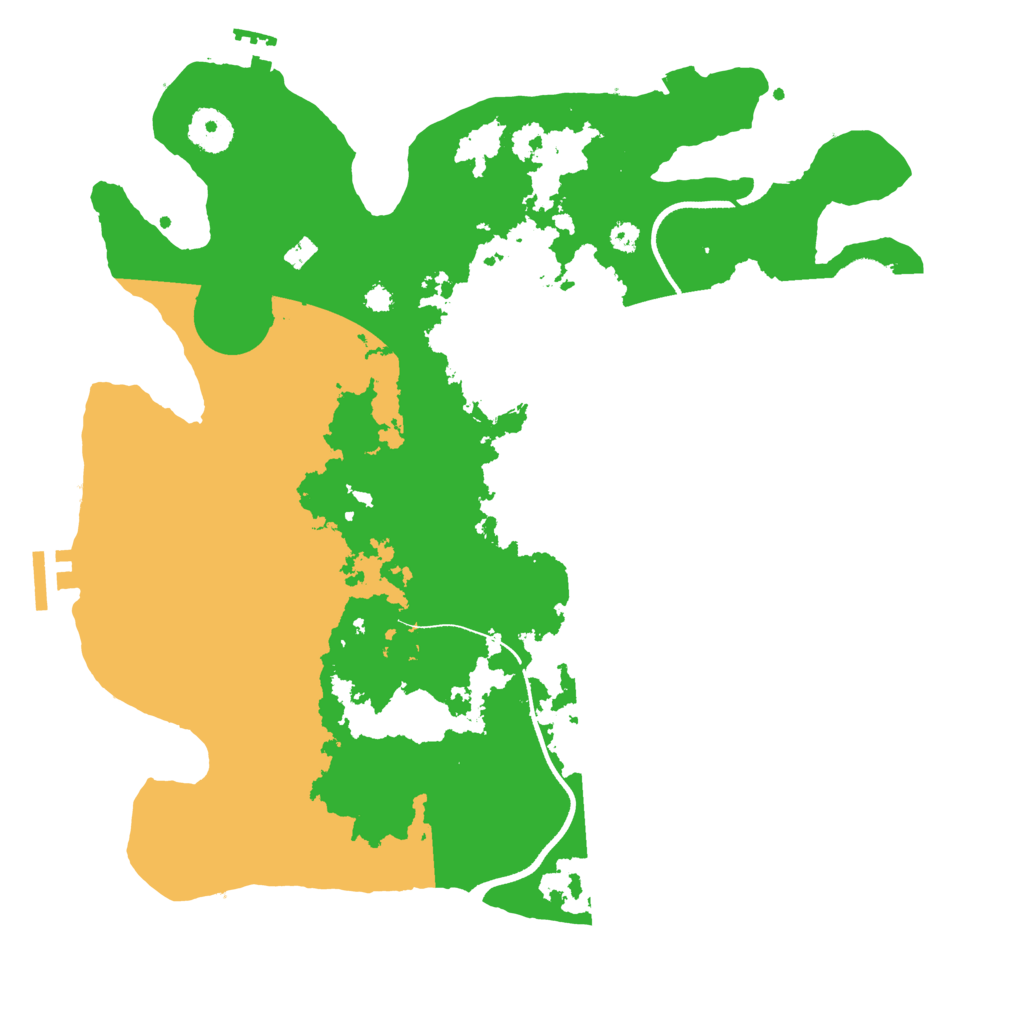Biome Rust Map: Procedural Map, Size: 3500, Seed: 1589667206
