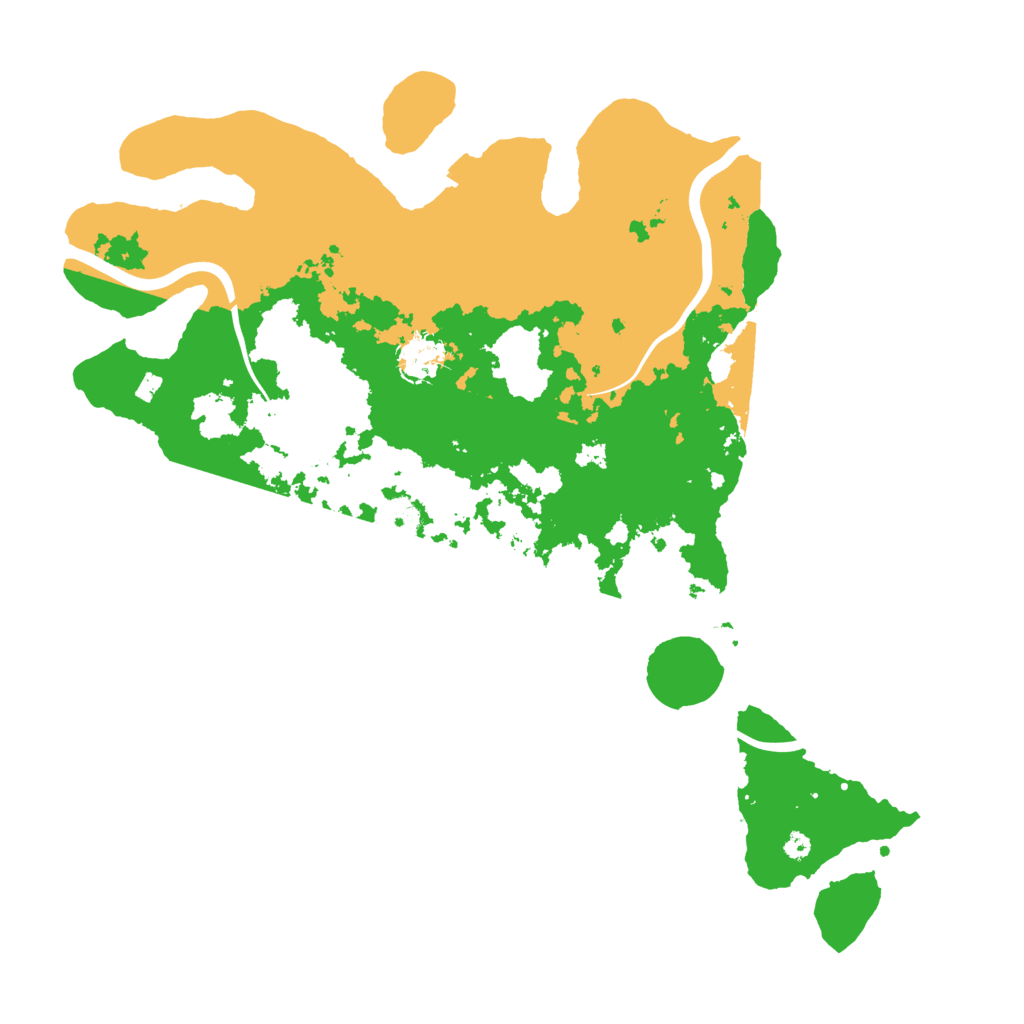 Biome Rust Map: Procedural Map, Size: 3900, Seed: 376886