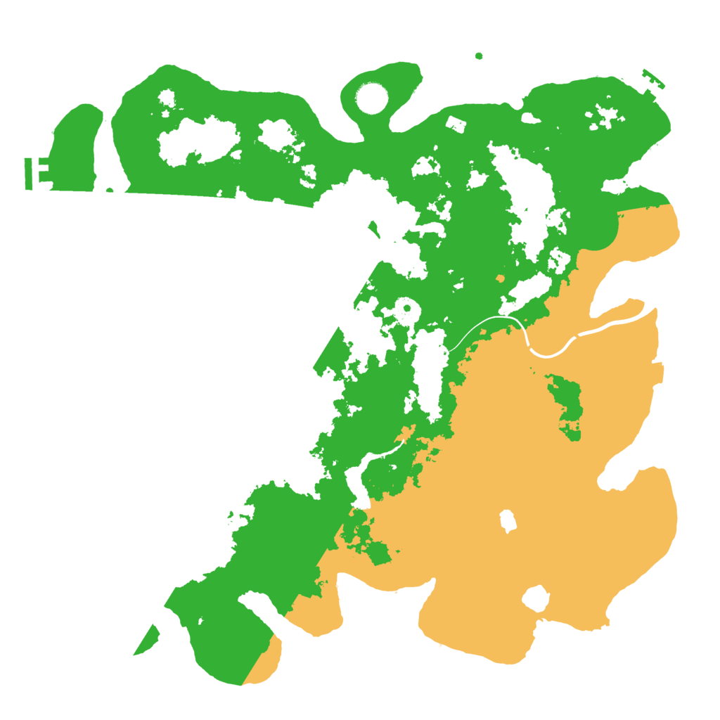 Biome Rust Map: Procedural Map, Size: 4000, Seed: 73348297