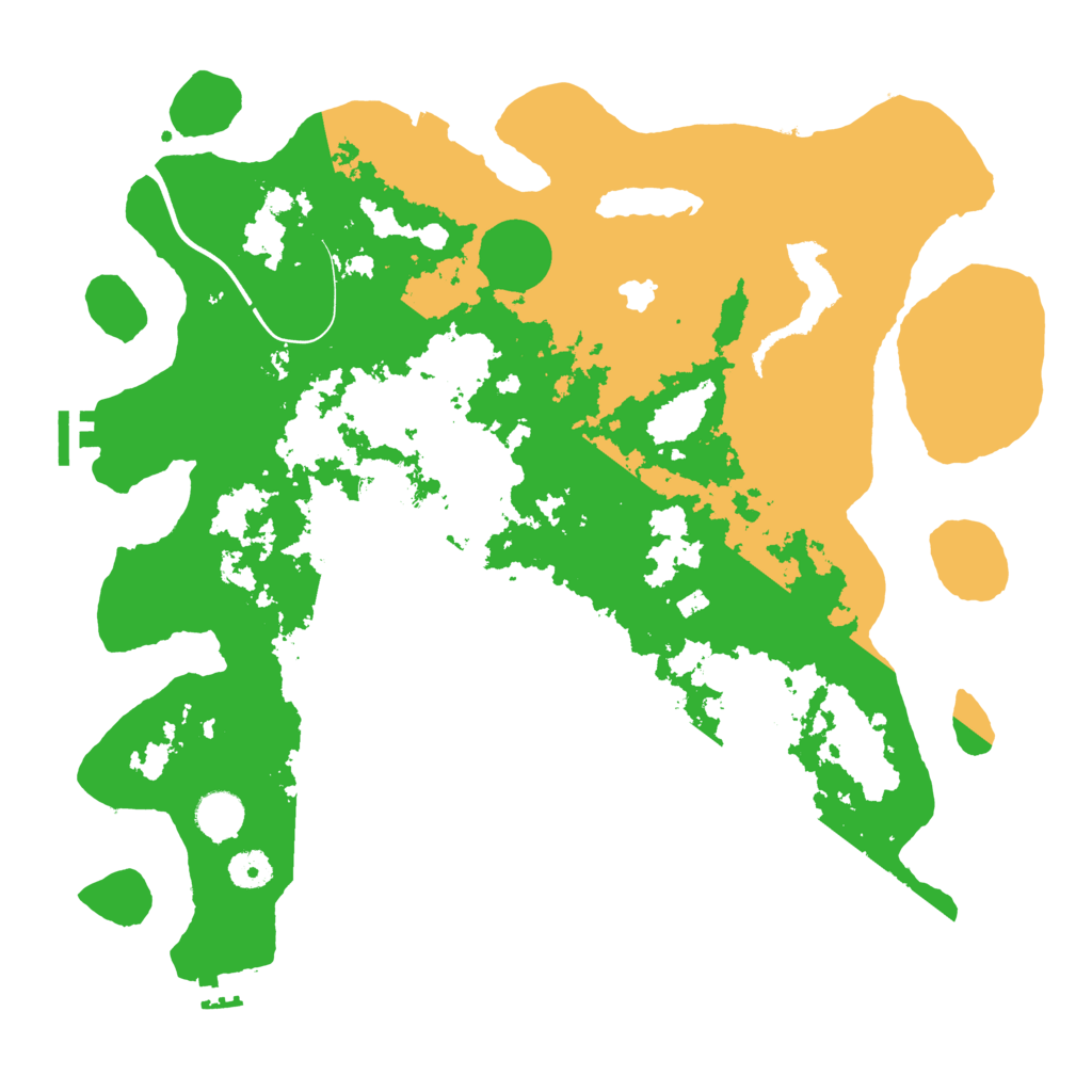 Biome Rust Map: Procedural Map, Size: 4000, Seed: 1986213521
