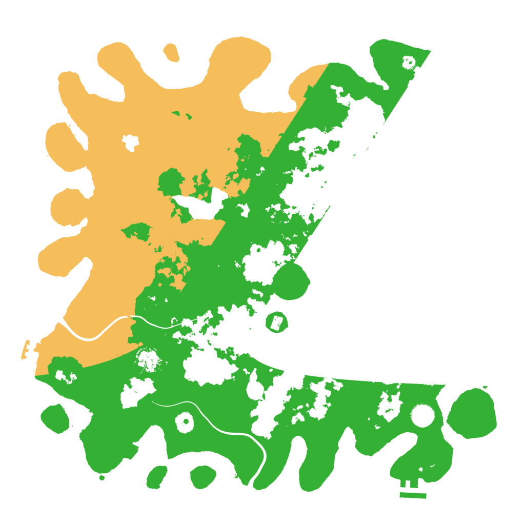 Biome Rust Map: Procedural Map, Size: 4000, Seed: 489123757