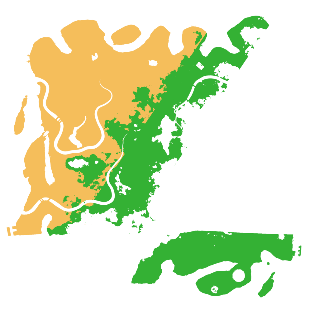 Biome Rust Map: Procedural Map, Size: 4500, Seed: 608221512