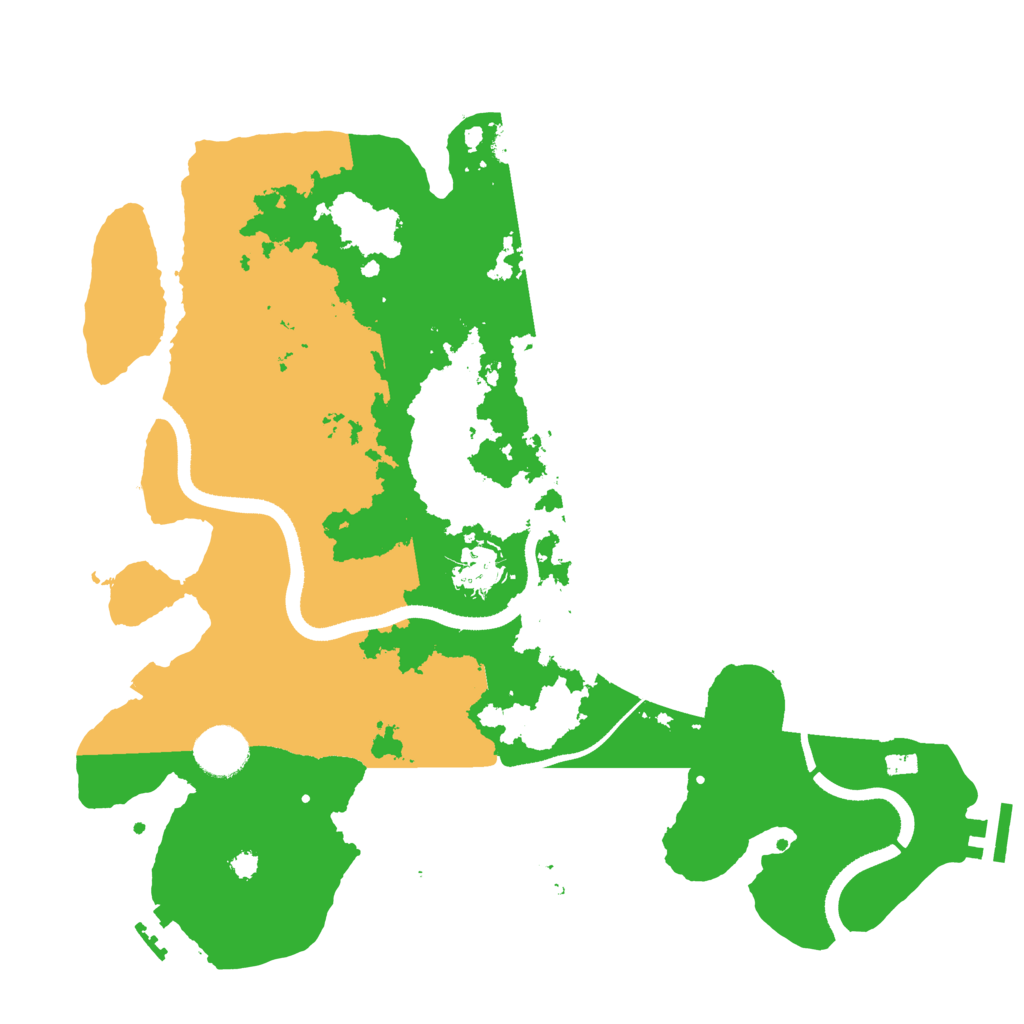 Biome Rust Map: Procedural Map, Size: 3500, Seed: 298056299