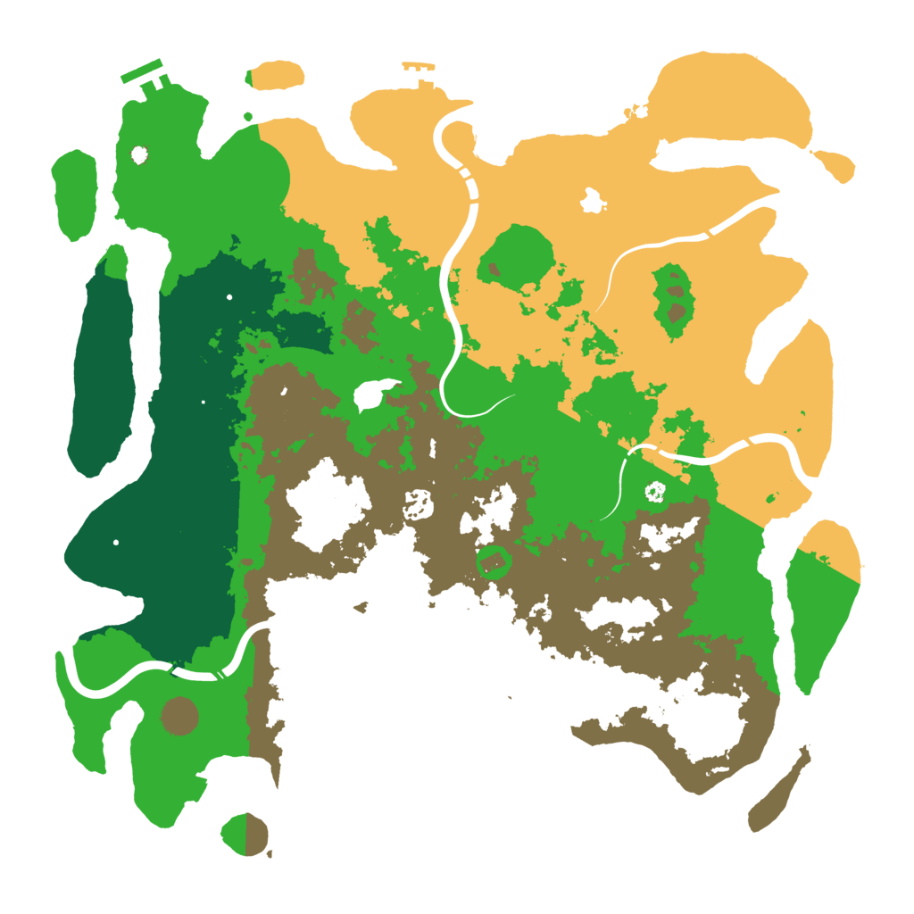 Biome Rust Map: Procedural Map, Size: 4250, Seed: 1178554783