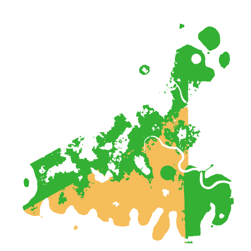 Biome Rust Map: Procedural Map, Size: 4500, Seed: 1355199155