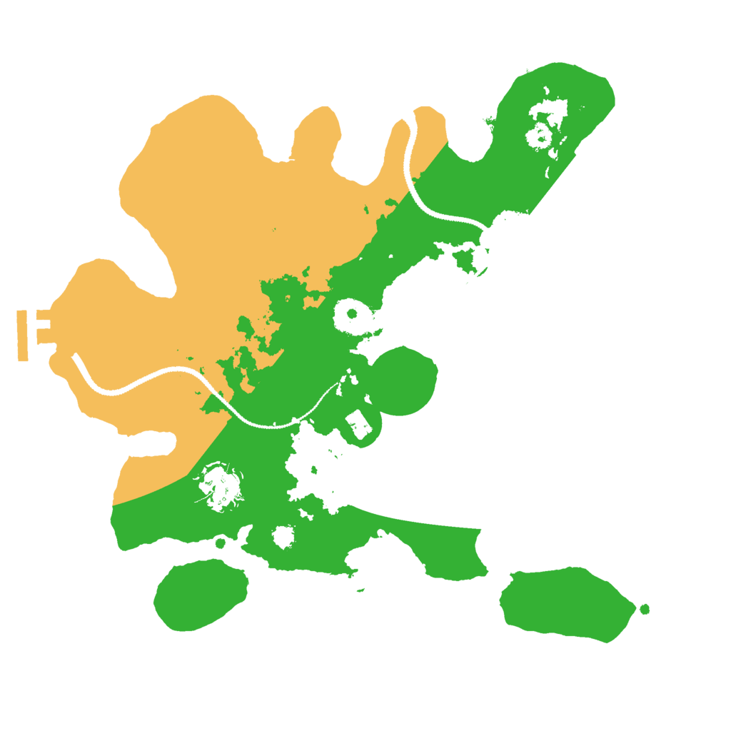 Biome Rust Map: Procedural Map, Size: 2900, Seed: 563120657