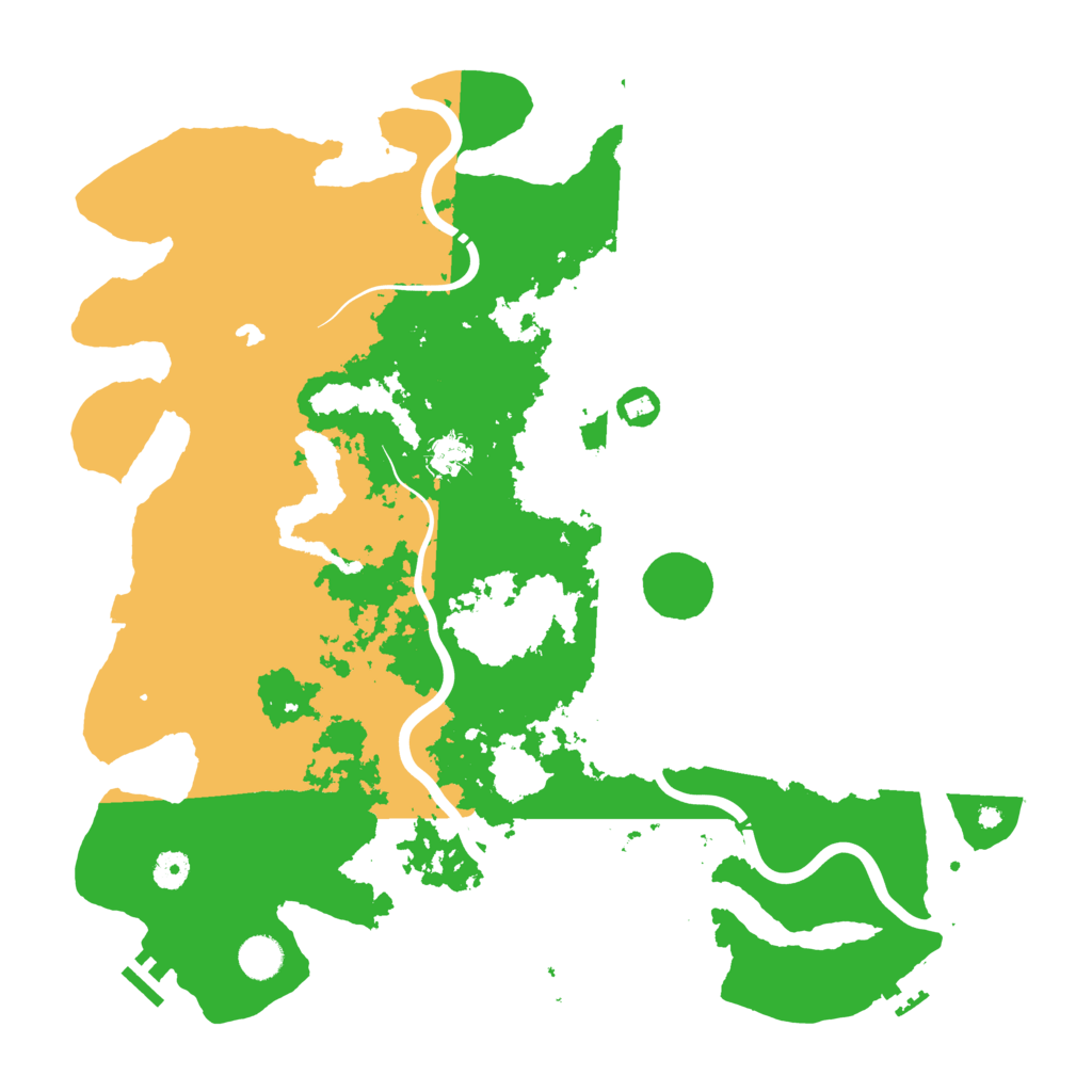 Biome Rust Map: Procedural Map, Size: 4400, Seed: 164824