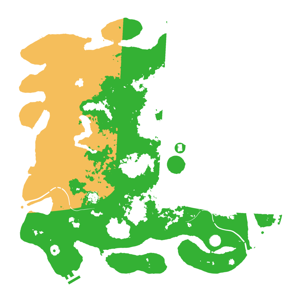 Biome Rust Map: Procedural Map, Size: 4400, Seed: 164824