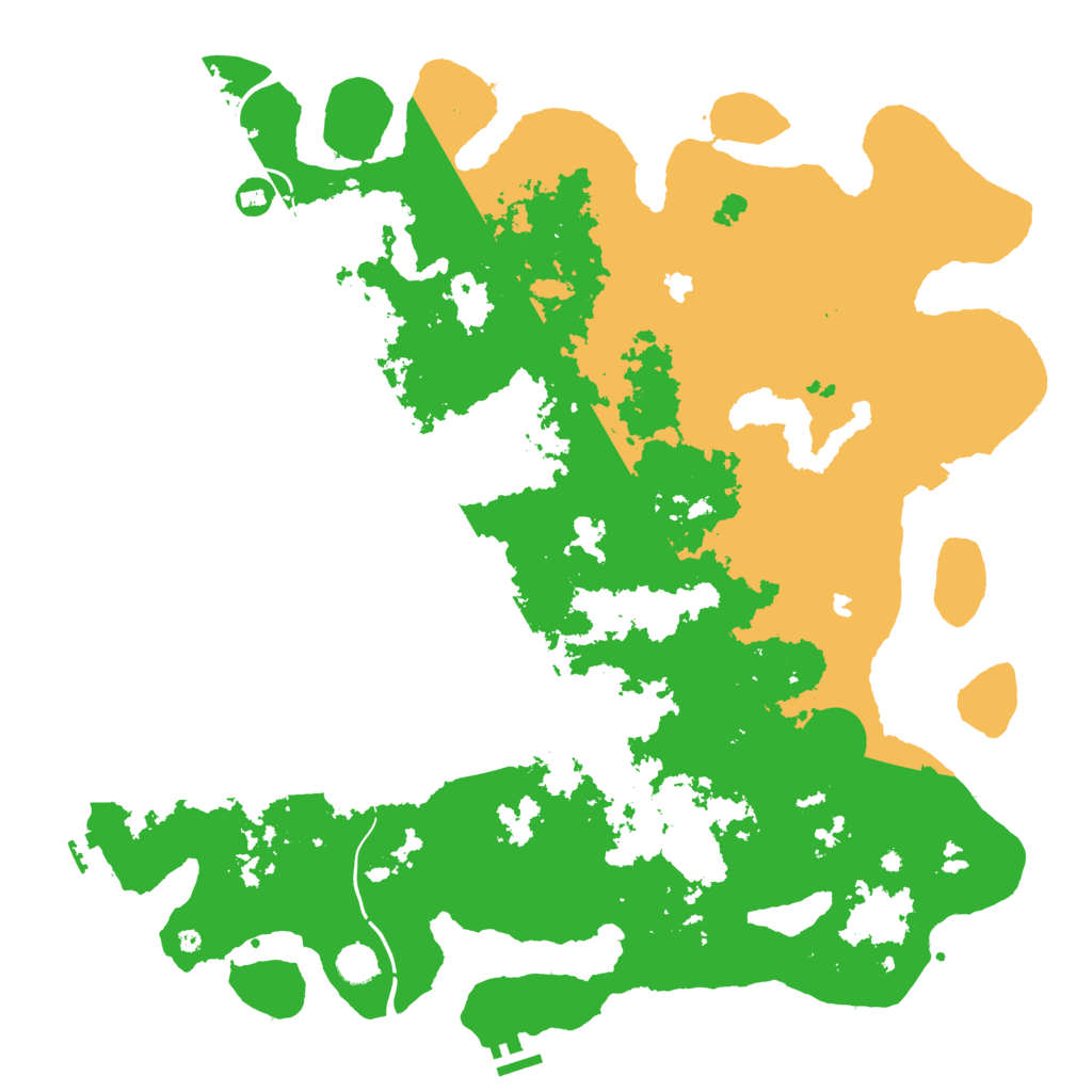 Biome Rust Map: Procedural Map, Size: 4800, Seed: 67893456