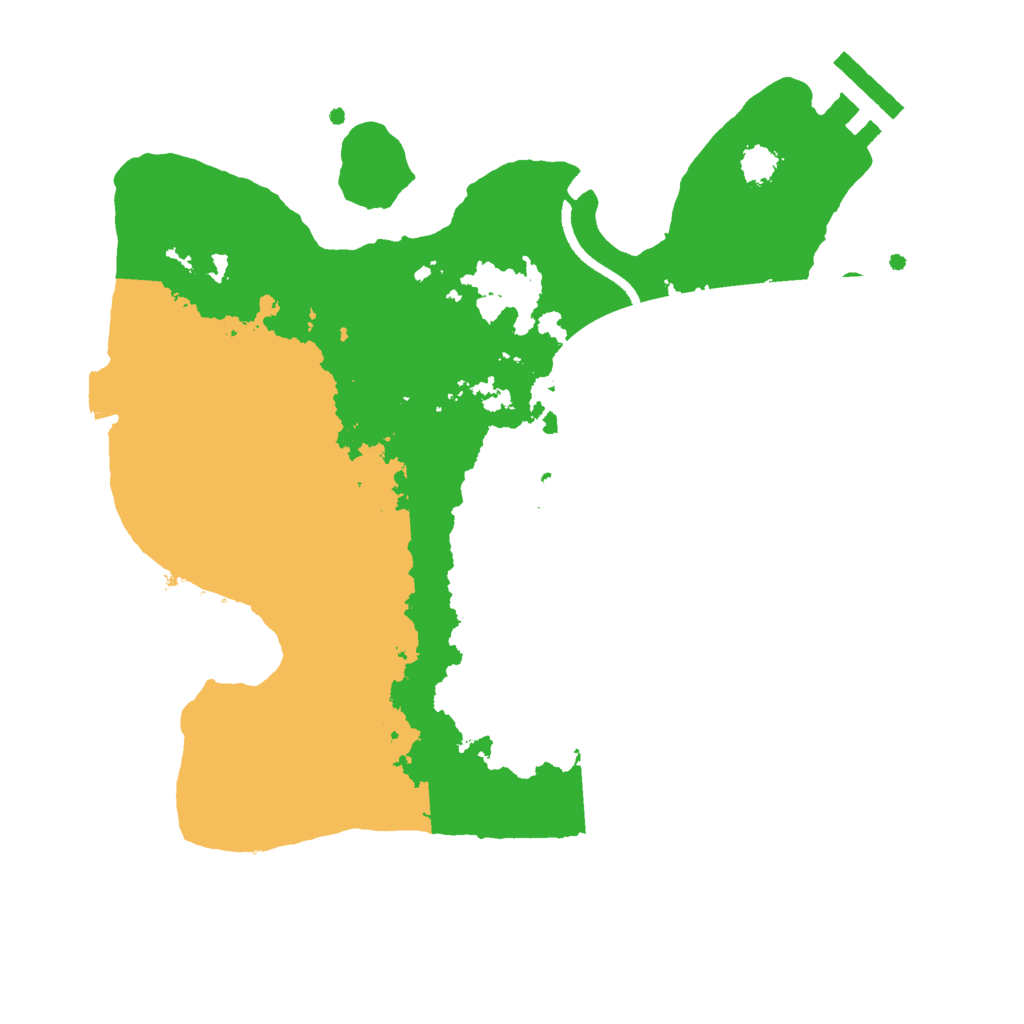 Biome Rust Map: Procedural Map, Size: 2500, Seed: 1589667206