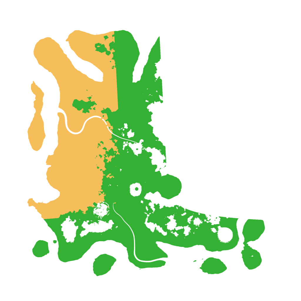 Biome Rust Map: Procedural Map, Size: 3500, Seed: 5380259