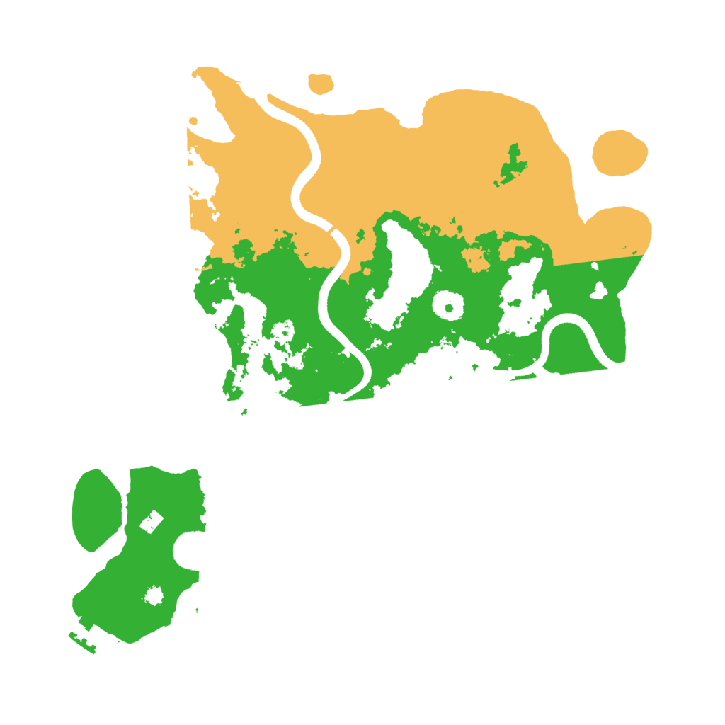 Biome Rust Map: Procedural Map, Size: 3500, Seed: 223210341
