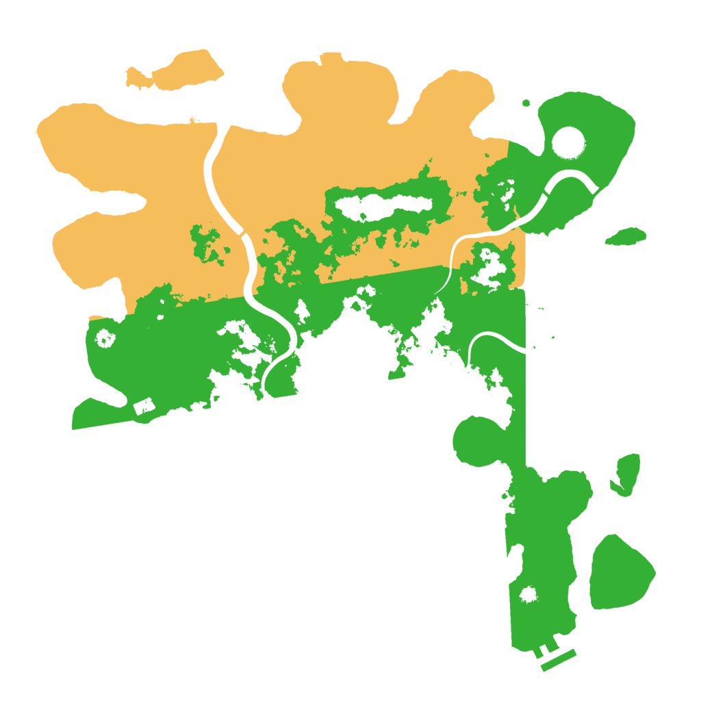 Biome Rust Map: Procedural Map, Size: 3800, Seed: 51816320
