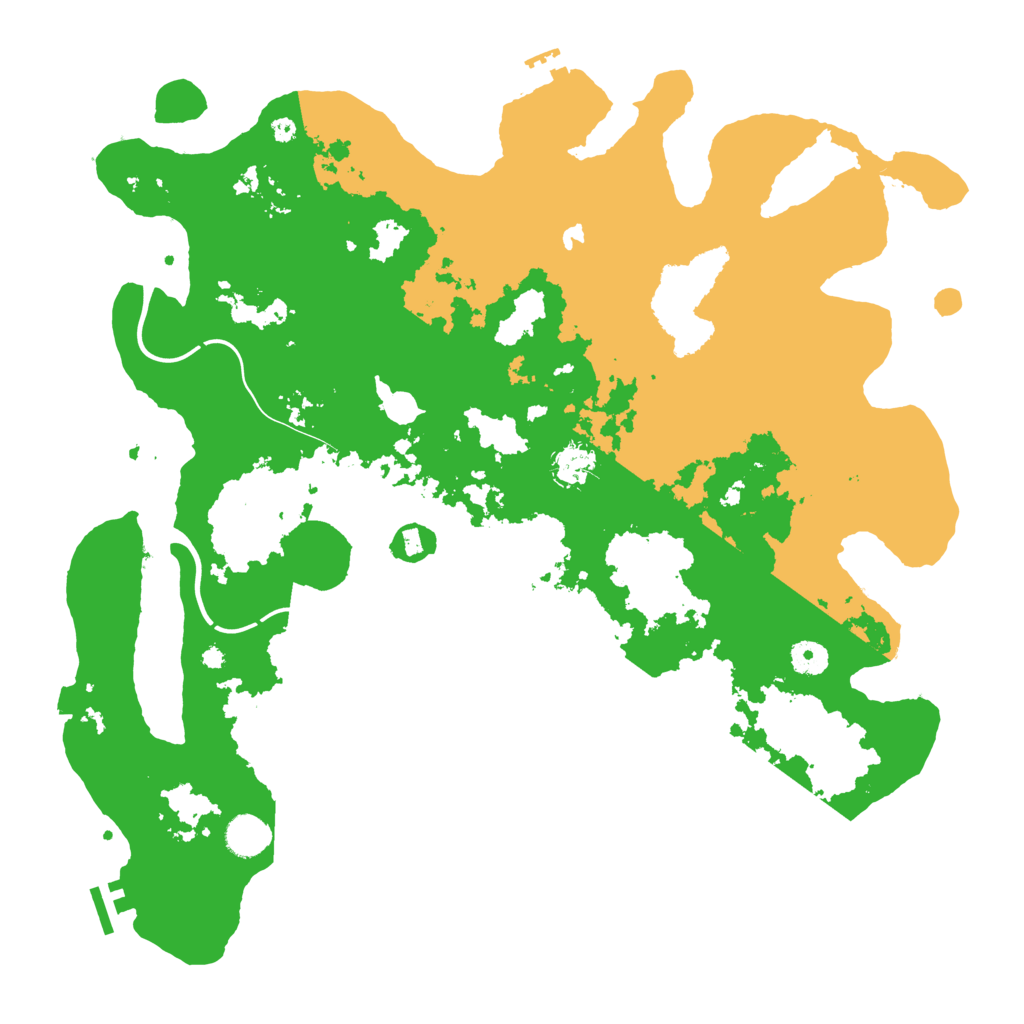 Biome Rust Map: Procedural Map, Size: 4250, Seed: 490420292