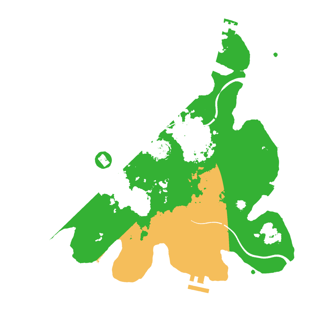 Biome Rust Map: Procedural Map, Size: 3000, Seed: 876223477