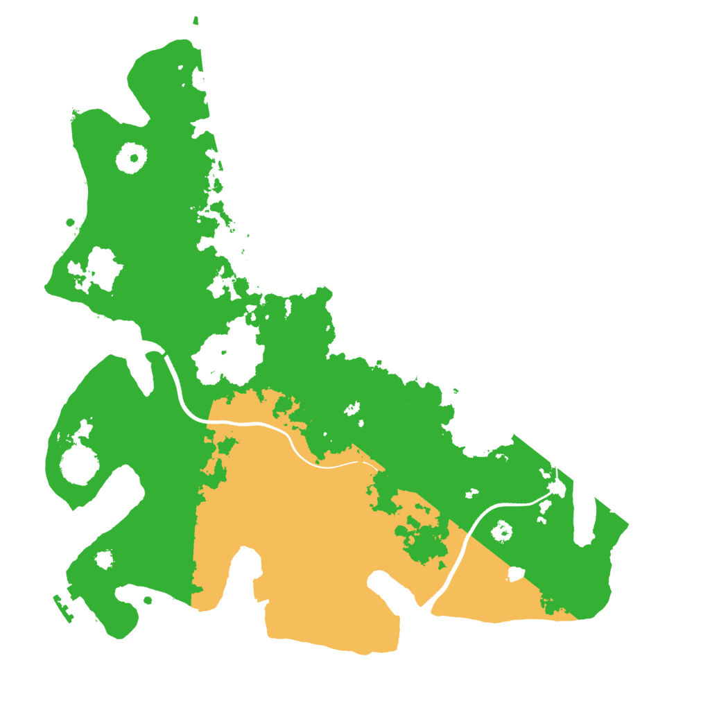 Biome Rust Map: Procedural Map, Size: 3500, Seed: 1428236444