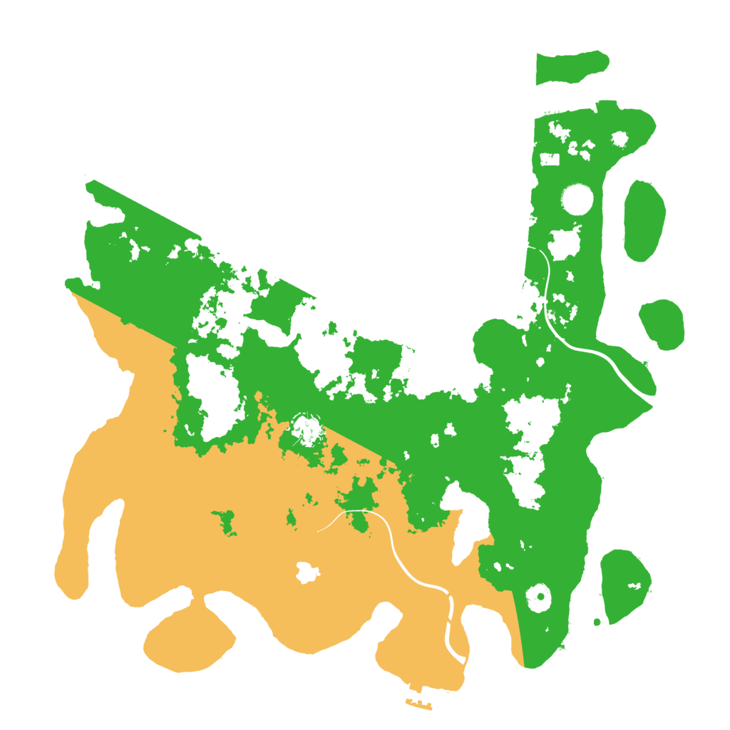 Biome Rust Map: Procedural Map, Size: 4050, Seed: 1457006704