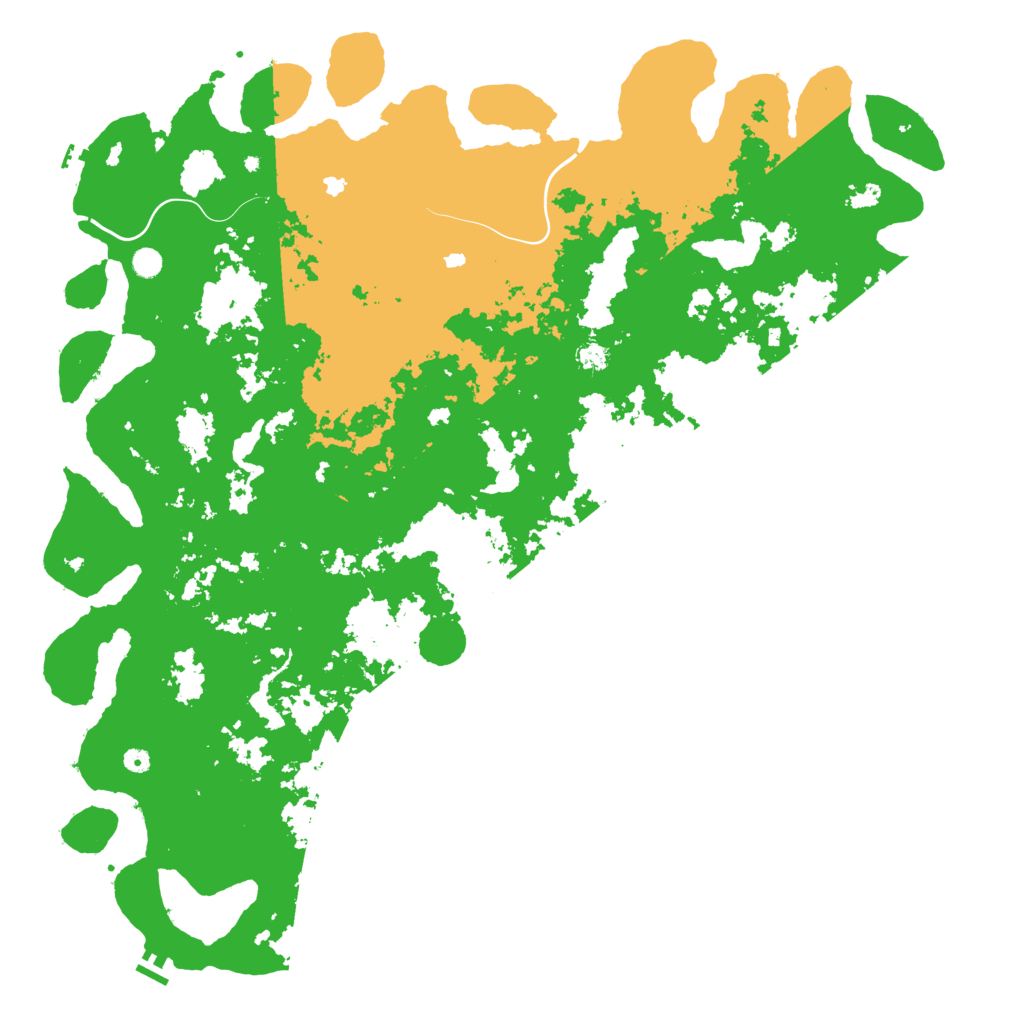 Biome Rust Map: Procedural Map, Size: 6000, Seed: 937371355