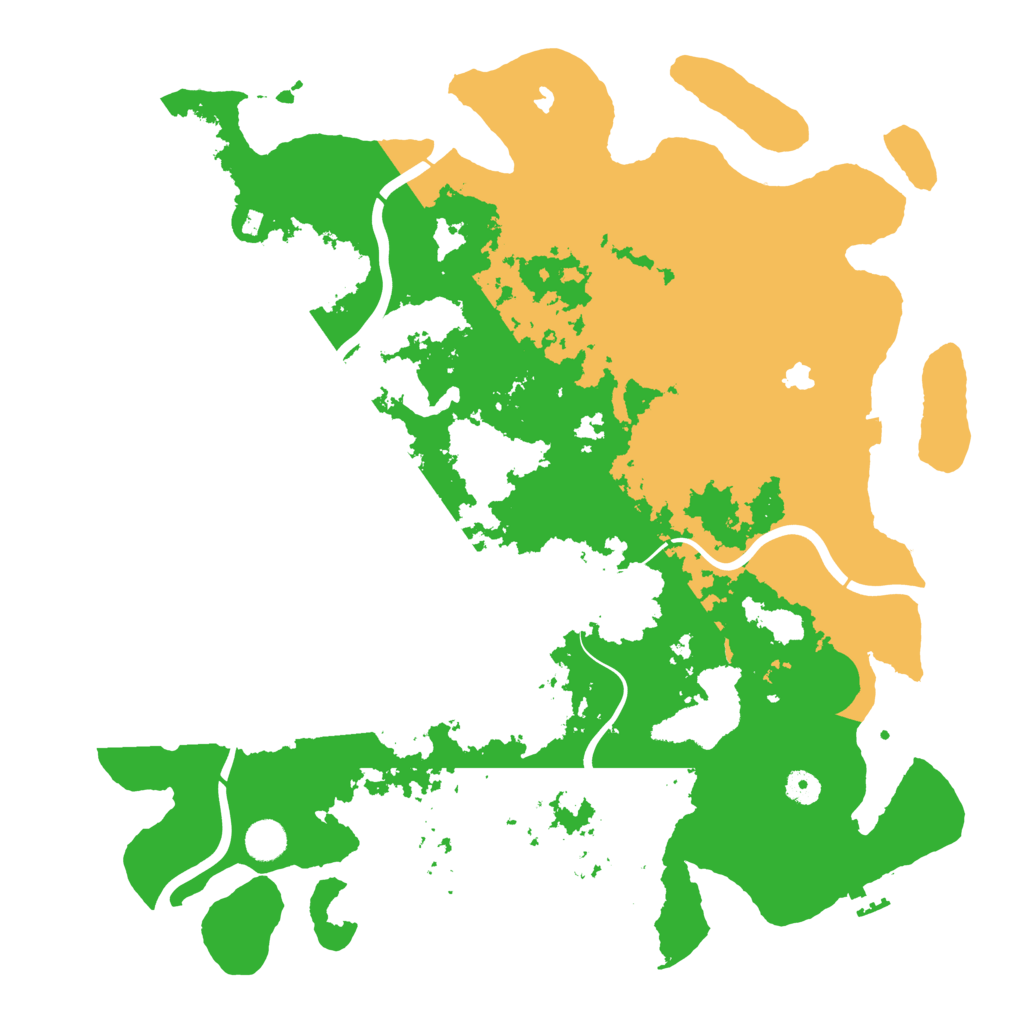 Biome Rust Map: Procedural Map, Size: 4500, Seed: 1953041032