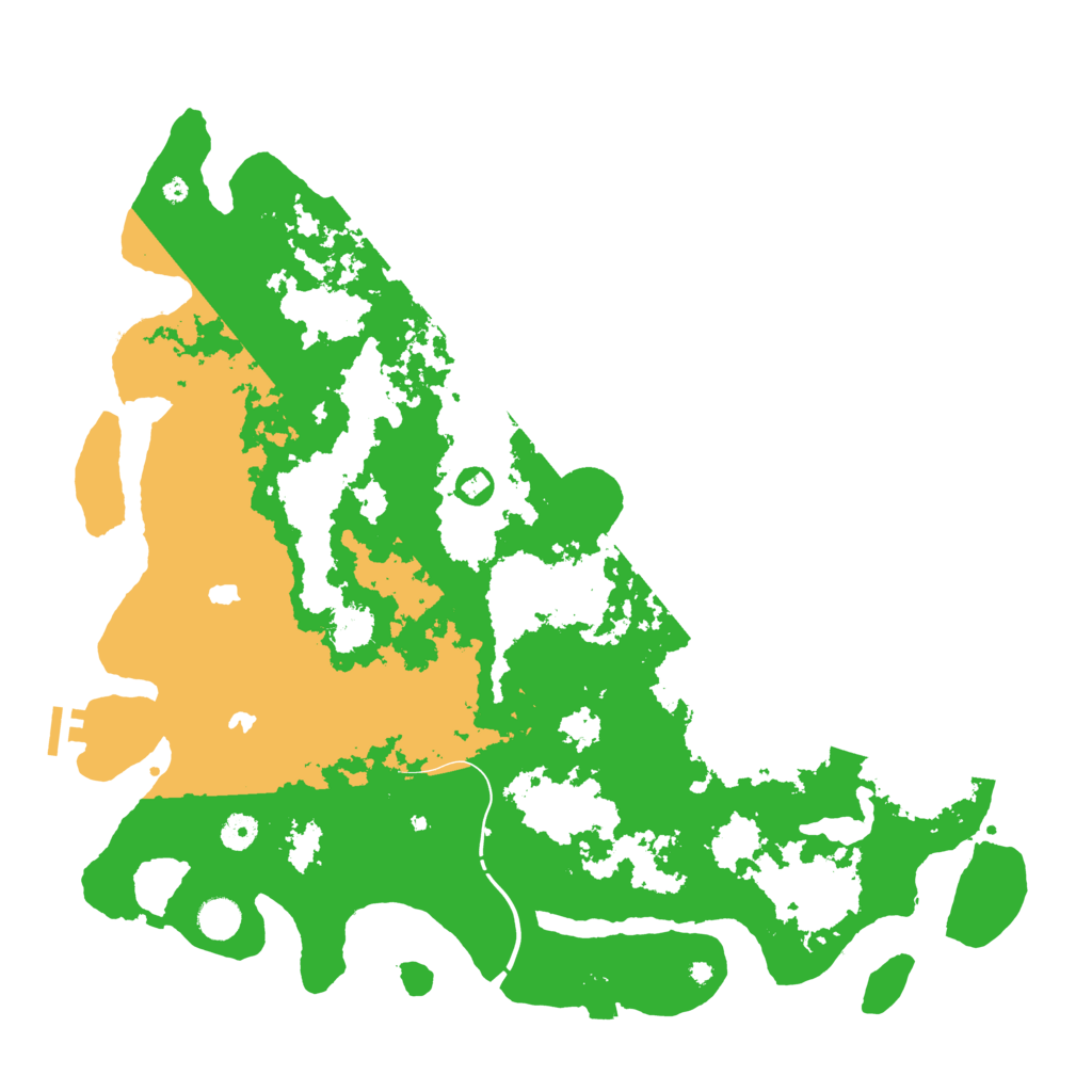 Biome Rust Map: Procedural Map, Size: 4500, Seed: 637688408